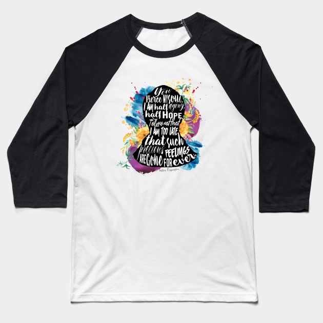 Persuasion - You Pierce My Soul Baseball T-Shirt by eviebookish